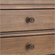 Carlton 24 inch Solid Wood Bedside Table in Rustic Natural Aged Brown (Setof 2)