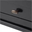 Warm Shaker 20 inch Solid Wood Transitional End Table in Black (Set of 2)