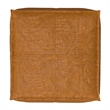 Brody 18 inch Wide Boho Square Pouf in Tan Genuine Leather