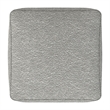 Chantal 24 inch Wide Contemporary Pouf in Light Gray Boucle Fabric