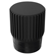Lyall 16 inch Wide Solid Mango Contemporary End Table in Black& Assembled