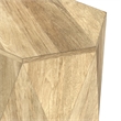 Mckinley 16 inch Wide Solid Wood Contemporary End Table in Natural & Assembled