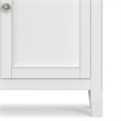 Amherst 36 inch Wide Solid Wood Transitional Storage Cabinet in White