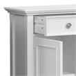 Amherst 36 inch Wide Solid Wood Transitional Storage Cabinet in White