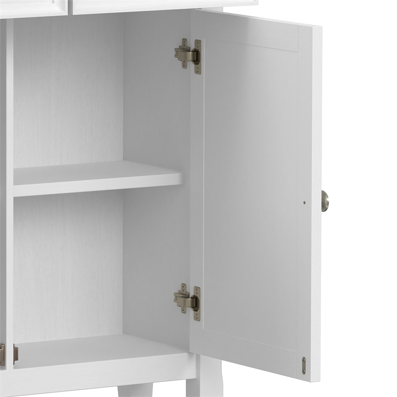 Amherst 36 inch Wide Solid Wood Transitional Storage Cabinet in White
