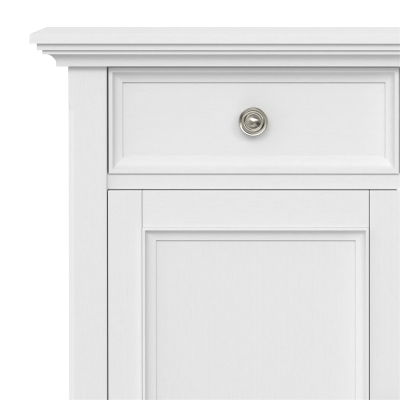 Amherst 36 inch Wide Solid Wood Transitional Storage Cabinet in White