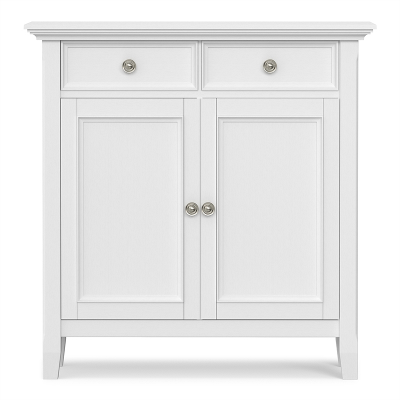 Amherst 36 inch Wide Solid Wood Transitional Storage Cabinet in White