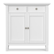 Amherst 36 inch Wide Solid Wood Transitional Storage Cabinet in White
