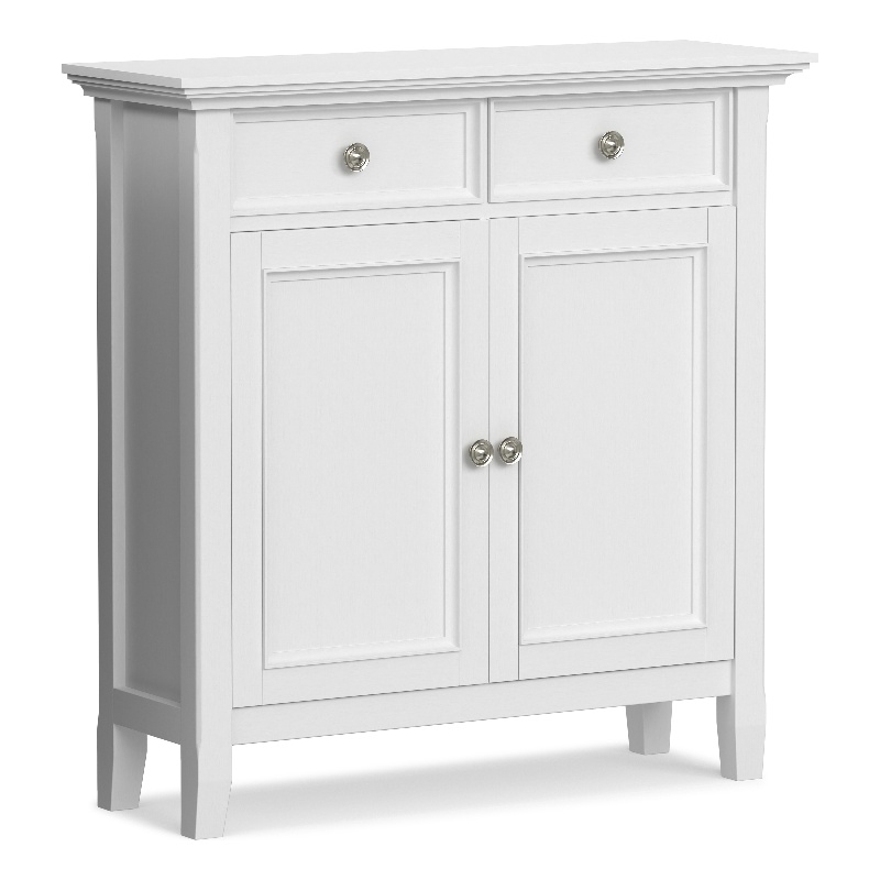 Amherst 36 inch Wide Solid Wood Transitional Storage Cabinet in White