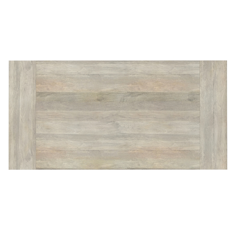 Whitley 72 inch Wide Solid Mango Farmhouse Dining Table in White Wash