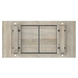 Whitley 72 inch Wide Solid Mango Farmhouse Dining Table in White Wash