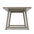 Whitley 72 inch Wide Solid Mango Farmhouse Dining Table in White Wash