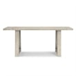 Whitley 72 inch Wide Solid Mango Farmhouse Dining Table in White Wash