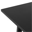 Whitley 72 inch Wide Solid Mango Farmhouse Dining Table in Black