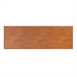 Draper 42 inch Wide Solid Wood Mid Century Modern Console Table in Teak Brown