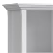 Amherst 57 inch Wide Solid Wood Transitional 8 Cube Storage Sofa Table in White