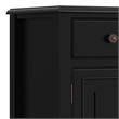 Connaught 67 inch Wide Solid Wood Traditional Large Sideboard Buffet Storage Cabinet in Black