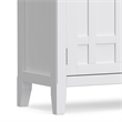 Bedford 54 inch Wide Solid Wood Transitional Sideboard Buffet in White