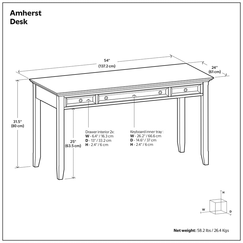 Simpli Home Amherst 54
