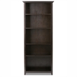 Amherst Solid Wood Transitional 54 inch Wide Desk with 30 inch Wide Bookcase in Hickory Brown (Set of 2)