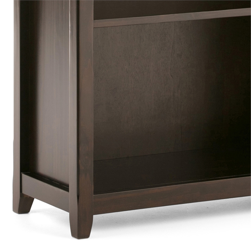 Amherst Solid Wood Transitional 54 inch Wide Desk with 30 inch Wide Bookcase in Hickory Brown (Set of 2)
