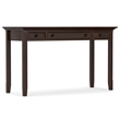 Amherst Solid Wood Transitional 54 inch Wide Desk with 30 inch Wide Bookcase in Russet Brown (Set of 2)