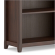Amherst Solid Wood Transitional 54 inch Wide Desk with 30 inch Wide Bookcase in Russet Brown (Set of 2)