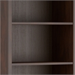 Amherst Solid Wood Transitional 54 inch Wide Desk with 30 inch Wide Bookcase in Russet Brown (Set of 2)