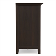 Amherst 84 inch Wide Solid Wood Transitional TV Stand in Brunette Brown/Bronze For TVs up to 90 inches