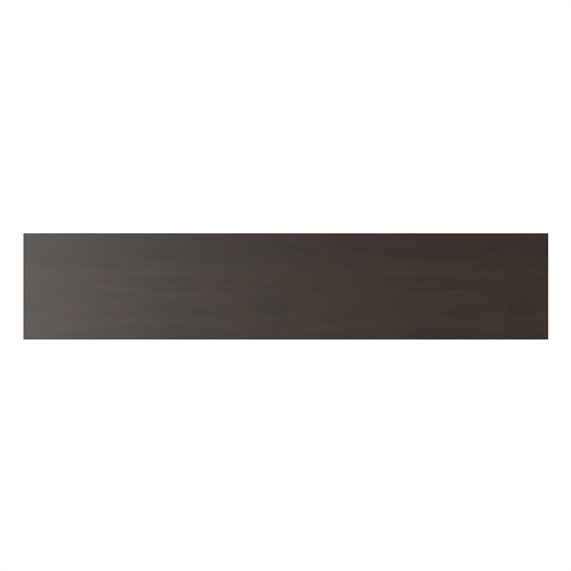 Amherst 84 inch Wide Solid Wood Transitional TV Stand in Brunette Brown/Bronze For TVs up to 90 inches