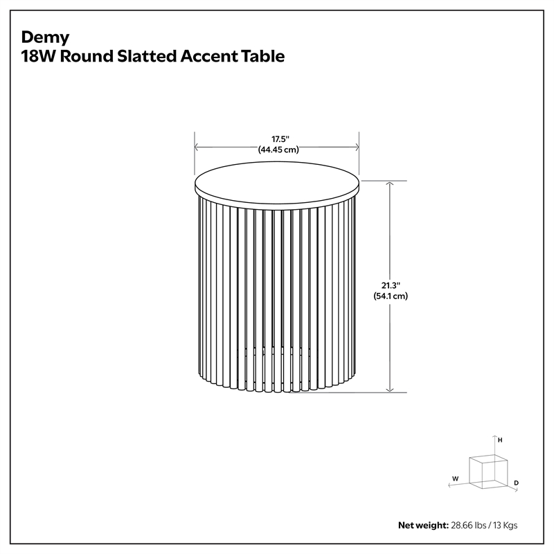 Demy 18 inch Mango Wood and Metal Industrial Accent Table in Black