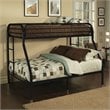 ACME Furniture Tritan Twin XL over Queen Bunk Bed in Black