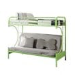 ACME Furniture Eclipse Twin over Full Futon Bunk Bed in Green