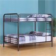 ACME Bristol Metal Full over Full Bunk Bed in Gunmetal