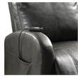 ACME Ricardo Faux Leather Tufted Upholstered Recliner with Power Lift in Brown