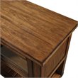 ACME Kadri 2-Drawer Wooden Kitchen Cart with Bottom Shelf in Distress Chestnut