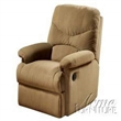 ACME Arcadia Wood Glider Recliner in Brown