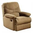 ACME Arcadia Wood Glider Recliner in Brown