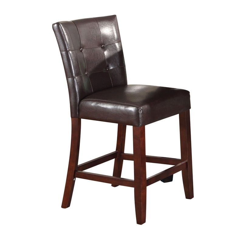 Acme Counter Height Chair In Espresso, Acme Furniture Counter Stools
