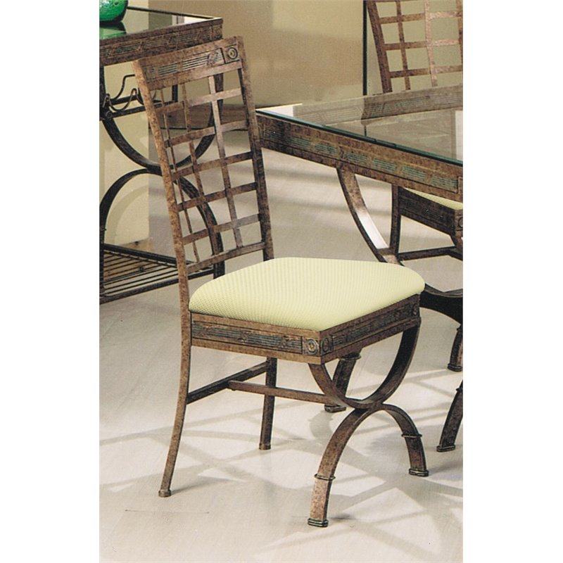 ACME Egyptian Dining Chair in Bronze Patina (Set of 4) eBay