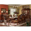 ACME Dresden Wooden Double Pedestal Dining Table in Cherry Oak