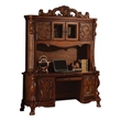 ACME Dresden Wooden Computer Desk with Hutch in Cherry Oak