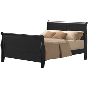 ACME Louis Philippe III Twin Bed in Black