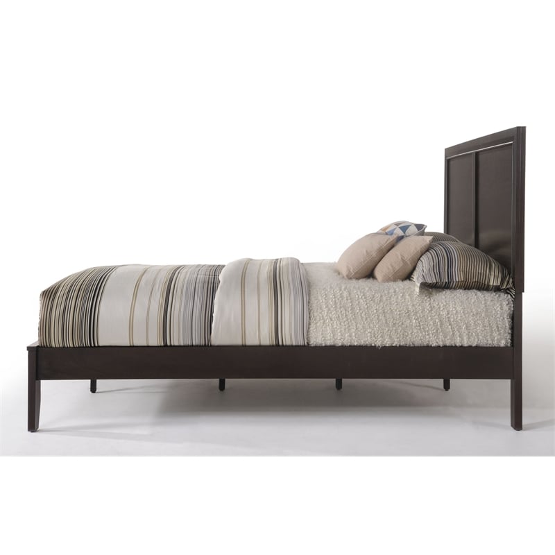 ACME Madison California King Wooden Panel Bed in Espresso