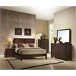 ACME Madison King Wooden Panel Bed in Espresso