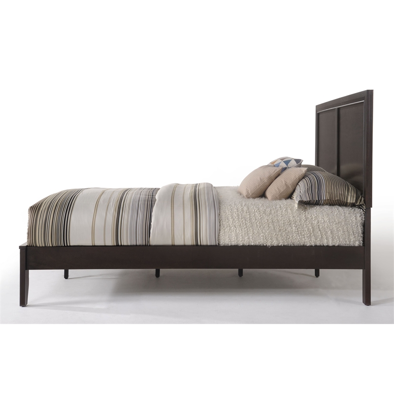 ACME Madison King Wooden Panel Bed in Espresso