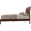 ACME Ilana King Wood Plank Headboard Panel Bed in Brown Cherry