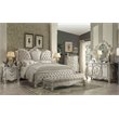 ACME Versailles Upholstered Queen Bed in Ivory and Bone White