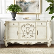 ACME Versailles Wooden 5 Drawer Dresser in Bone and White