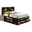 ACME Ireland Queen Storage Bed in Espresso